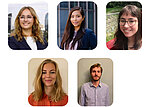 Two rows of HIDC member photos: (Top row) Svenja Wanner, Shira Putrinda, Sofia Fabiancic, (bottom row) Antonia März, Andrew Wells